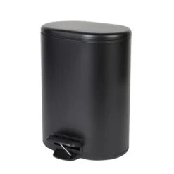Elements 6L Matte Black Recycling Pedal Bin -Dunelm 1000181260 alt03
