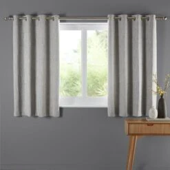 Elements Jenson Eyelet Curtains -Dunelm 30413515 alt05