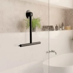 Elements Black Squeege And Holder