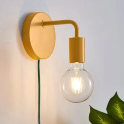Elements Koppla Plug In Wall Light -Dunelm 30721408