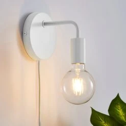 Elements Koppla Plug In Wall Light -Dunelm 30721487