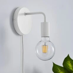 Elements Koppla Plug In Wall Light -Dunelm 30721487 alt01