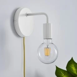 Elements Koppla Plug In Wall Light -Dunelm 30721488 alt01