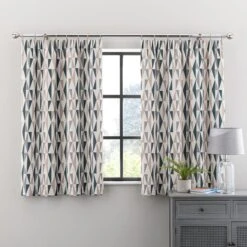 Elements Triangles Pencil Pleat Curtains -Dunelm 30733752 alt05
