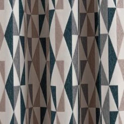 Elements Triangles Pencil Pleat Curtains -Dunelm 30733753 alt02