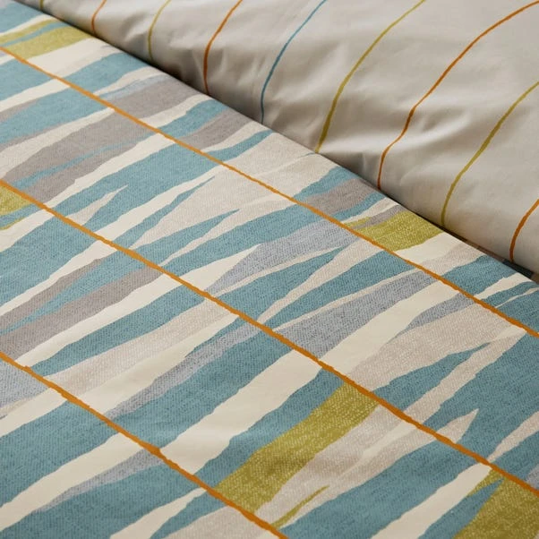 Elements Kolla Blue Duvet Cover And Pillowcase Set 5 Elements Kolla Blue Duvet Cover And Pillowcase Set - Image 5