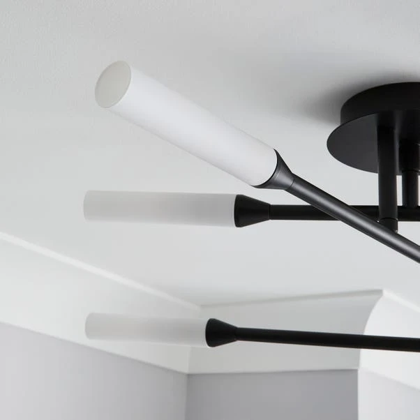 Elements Fontain 6 Light Semi Flush Ceiling Light 3 Elements Fontain 6 Light Semi Flush Ceiling Light - Image 3