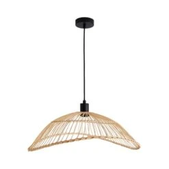 Elements Jaula Rattan Pendant Light -Dunelm 30752929 alt05