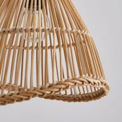 Elements Jaula Rattan Plug In Wall Light -Dunelm 30752930 alt02