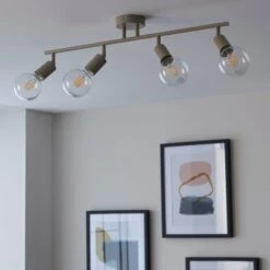 Elements Koppla 4 Light Semi Flush Spotlight Bar 38 Elements Koppla 4 Light Semi Flush Spotlight Bar -Dunelm 30754817 alt01