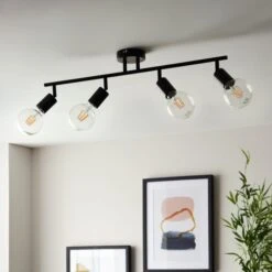 Elements Koppla 4 Light Semi Flush Spotlight Bar 37 Elements Koppla 4 Light Semi Flush Spotlight Bar -Dunelm 30754835 alt01