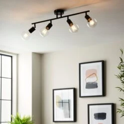 Elements Koppla 4 Light Semi Flush Spotlight Bar 39 Elements Koppla 4 Light Semi Flush Spotlight Bar -Dunelm 30754835 alt02