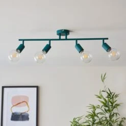 Elements Koppla 4 Light Semi Flush Spotlight Bar 23 Elements Koppla 4 Light Semi Flush Spotlight Bar -Dunelm 30754846 alt01