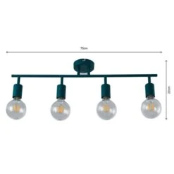 Elements Koppla 4 Light Semi Flush Spotlight Bar 33 Elements Koppla 4 Light Semi Flush Spotlight Bar -Dunelm 30754846 alt06