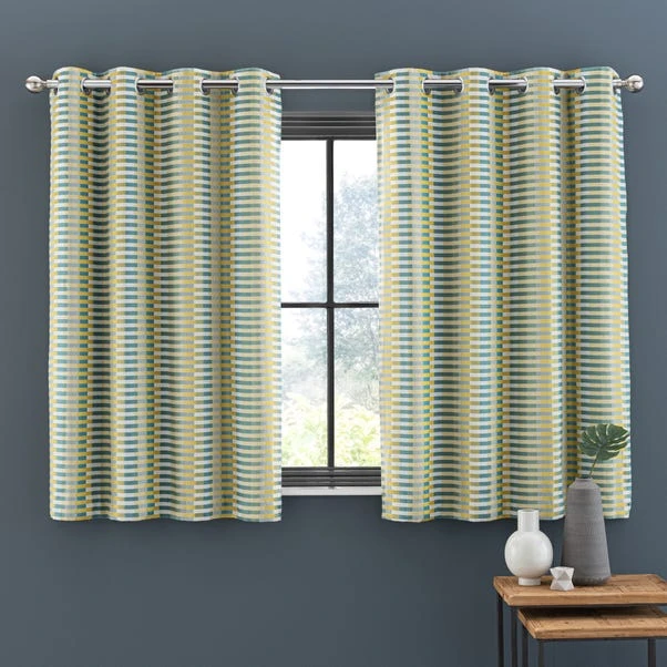 Elements Kansas Stripe Eyelet Curtains 11 Elements Kansas Stripe Eyelet Curtains - Image 11
