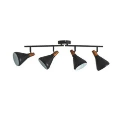 Elements Wolston 4 Light Semi Flush Spotlight Bar 35 Elements Wolston 4 Light Semi Flush Spotlight Bar -Dunelm 30765896 alt05