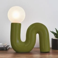 Elements Viggo Table Lamp -Dunelm 30766145