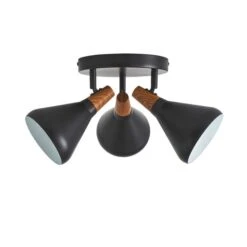 Elements Wolston 3 Light Semi Flush Spotlight 31 Elements Wolston 3 Light Semi Flush Spotlight -Dunelm 30766161 alt05