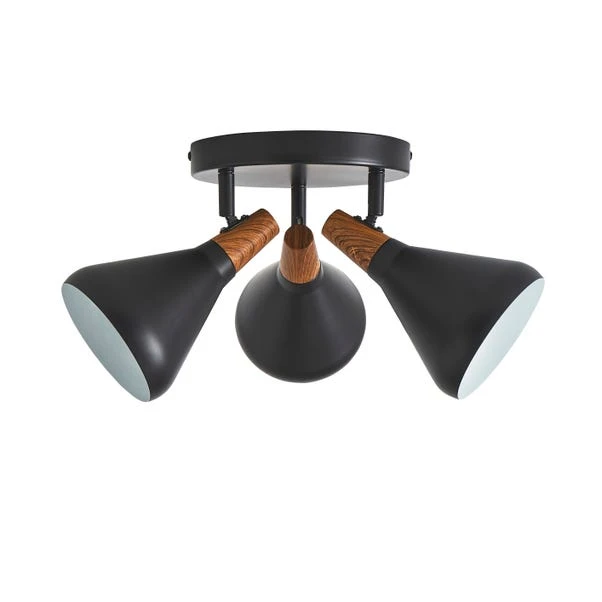 Elements Wolston 3 Light Semi Flush Spotlight 15 Elements Wolston 3 Light Semi Flush Spotlight - Image 15
