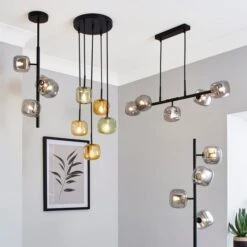 Elements Tollose 4 Light Semi Flush Ceiling Light -Dunelm 30768646 alt09