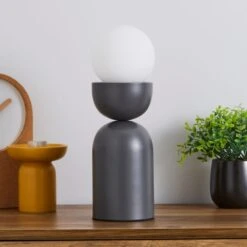 Elements Lunebar Touch Table Lamp -Dunelm 30818433 alt01