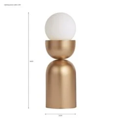 Elements Lunebar Touch Table Lamp -Dunelm 30818434 alt07