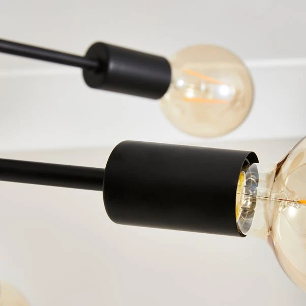 Elements Koppla 6 Light Semi Flush Ceiling Light 4 Elements Koppla 6 Light Semi Flush Ceiling Light - Image 4