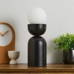 Elements Lunebar Touch Table Lamp -Dunelm 30850287 alt01