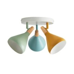 Elements Wolston 3 Light Semi Flush Spotlight 25 Elements Wolston 3 Light Semi Flush Spotlight -Dunelm 30856961 alt05