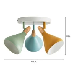 Elements Wolston 3 Light Semi Flush Spotlight 26 Elements Wolston 3 Light Semi Flush Spotlight -Dunelm 30856961 alt07