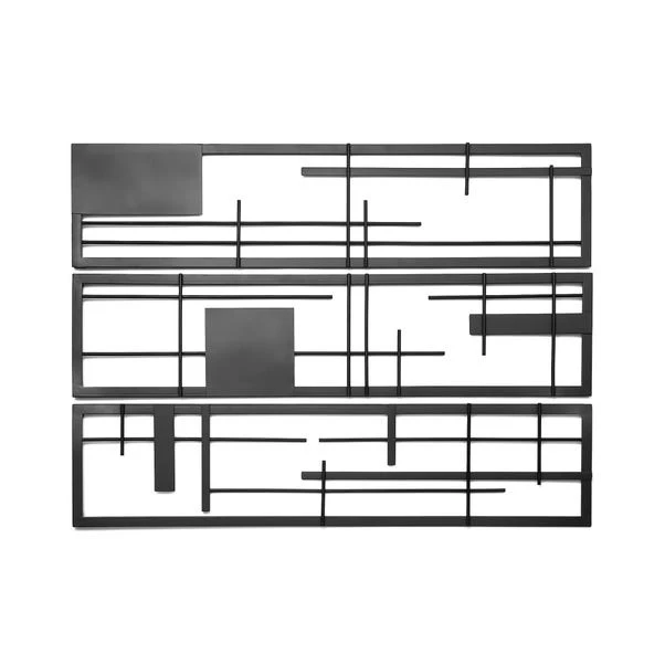 Elements Set Of 3 Indoor Outdoor Metal Wall Art Panels 4 Elements Set Of 3 Indoor Outdoor Metal Wall Art Panels - Image 4