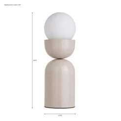 Elements Lunebar Touch Table Lamp -Dunelm 30866401 alt08