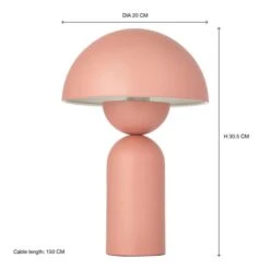 Elements Levi Touch Dimmable Table Lamp -Dunelm 30869723 alt08