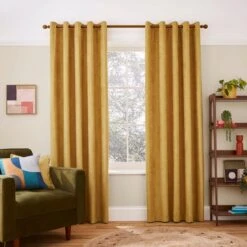 Elements Cord Eyelet Curtains 26 Elements Cord Eyelet Curtains -Dunelm 30875756 alt01
