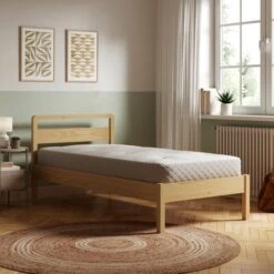 Scandi Mid Century Elements Eira Bed 35 Scandi Mid Century Elements Eira Bed -Dunelm 30878682 alt01