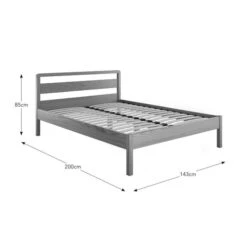Scandi Mid Century Elements Eira Bed 26 Scandi Mid Century Elements Eira Bed -Dunelm 30878818 alt09