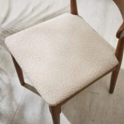 Elements Alva Dining Chair, Warm Sand Boucle 9 Elements Alva Dining Chair, Warm Sand Boucle -Dunelm 30888644 alt02