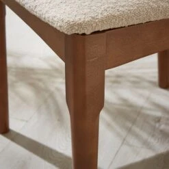Elements Alva Dining Chair, Warm Sand Boucle 10 Elements Alva Dining Chair, Warm Sand Boucle -Dunelm 30888644 alt03