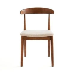 Elements Alva Dining Chair, Warm Sand Boucle 12 Elements Alva Dining Chair, Warm Sand Boucle -Dunelm 30888644 alt05