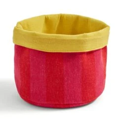 Elements Sutton Woven Stripe Fabrics Storage Basket 12 Elements Sutton Woven Stripe Fabrics Storage Basket -Dunelm 30890642 alt02