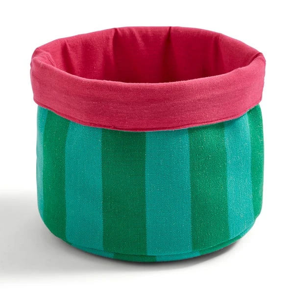 Elements Sutton Woven Stripe Fabrics Storage Basket 3 Elements Sutton Woven Stripe Fabrics Storage Basket - Image 3
