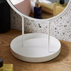 Elements Free Standing Dressing Table Mirror With Tray 21 Elements Free Standing Dressing Table Mirror With Tray -Dunelm 30890754 alt01