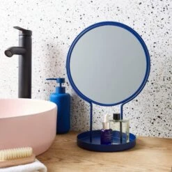 Elements Free Standing Dressing Table Mirror With Tray 16 Elements Free Standing Dressing Table Mirror With Tray -Dunelm 30890761