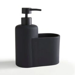 Elements Matte Duo Soap Dispenser And Storage -Dunelm 30890976 alt02