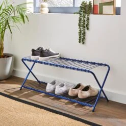 Elements Adley 2 Tier Shoe Rack -Dunelm 30891252