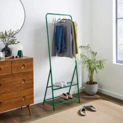 Elements Adley Clothes Rail With Shelf -Dunelm 30891315