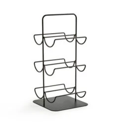 Elements Metal Wine Rack 8 Elements Metal Wine Rack -Dunelm 30891743 alt02