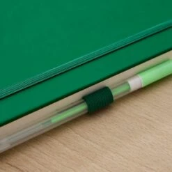 Elements Emerald Green Premium Faux Leather Notebook -Dunelm 30893167 alt03