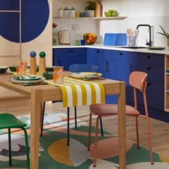 Elements Holmes 6 Seater Rectangular Dining Table, Modern Oak 14 Elements Holmes 6 Seater Rectangular Dining Table, Modern Oak -Dunelm 30893316 alt05