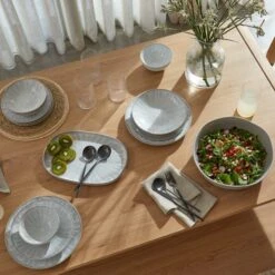 Elements Holmes 6-8 Seater Extendable Dining Table, Modern Oak -Dunelm 30893323 alt05